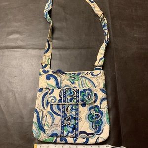 Vera Bradley Mediterranean White Crossbody Hipster
